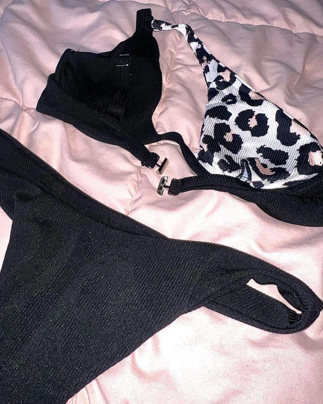 AIRCREAM Leopard print Bikini Swimsuit