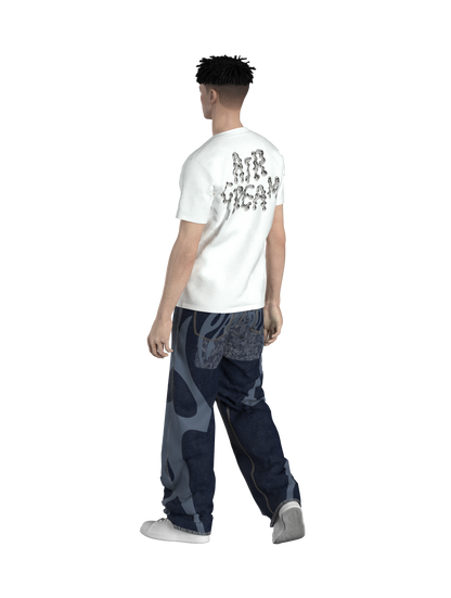 AIRCREAM Wave Chrome Logo T-shirt