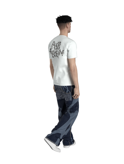 AIRCREAM Wave Chrome Logo T-shirt