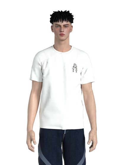 AIRCREAM Wave Chrome Logo T-shirt